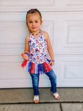 Load image into Gallery viewer, RWB pearl star choker