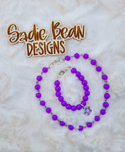 Load image into Gallery viewer, Purple choker
