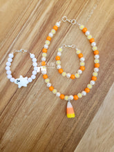 Load image into Gallery viewer, Candy corn cutie necklace