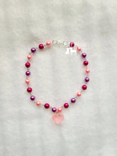 Load image into Gallery viewer, Pink heart choker