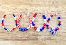 Load image into Gallery viewer, Patriotic bracelets 2
