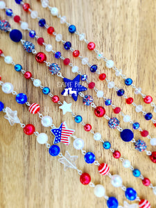 Red white & awesome choker