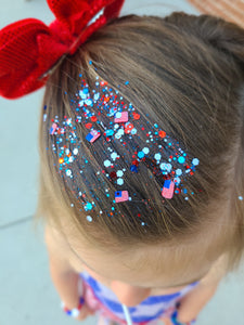 Patriotic hair/body glitter