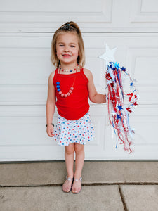 American flag necklace