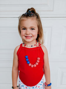 American flag necklace