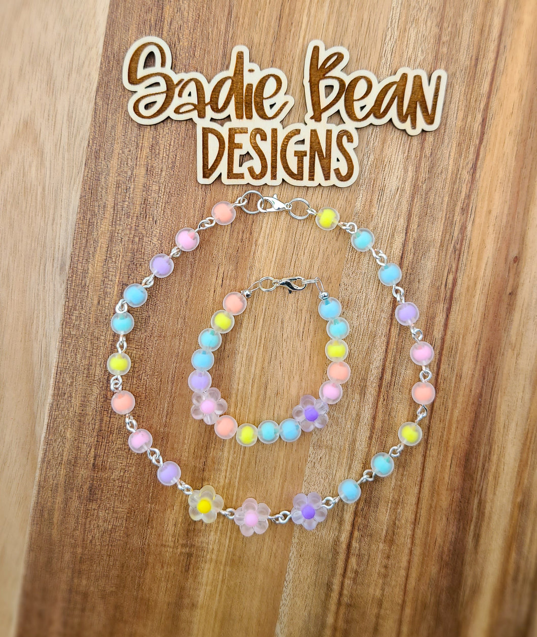 Rainbow Daisy choker