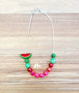 Watermelon necklace