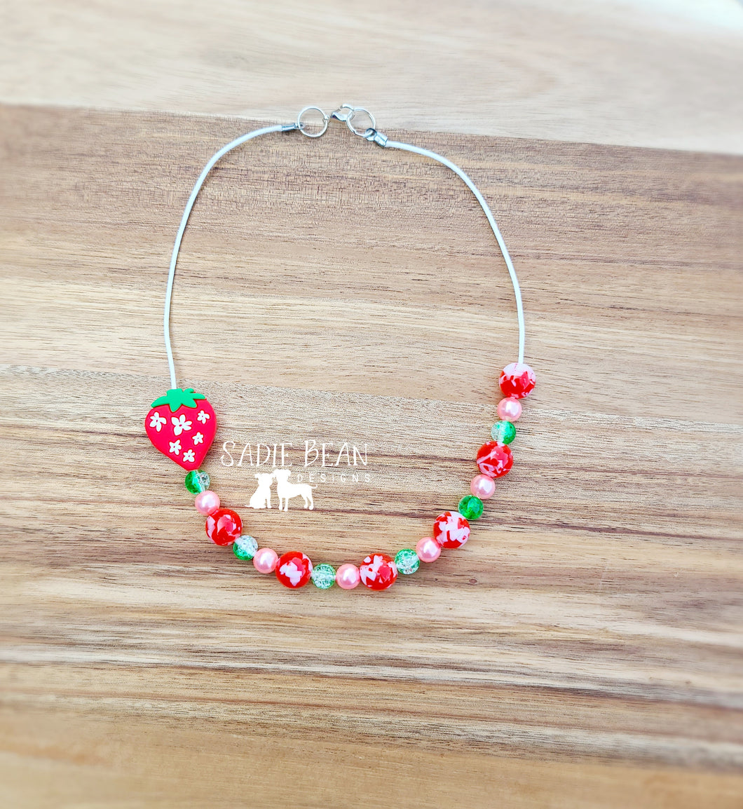 Strawberry necklace