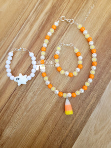 Candy corn bracelet