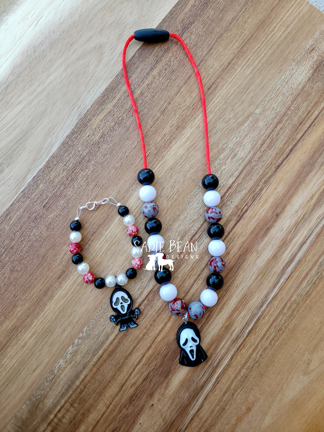 Ghostface necklace