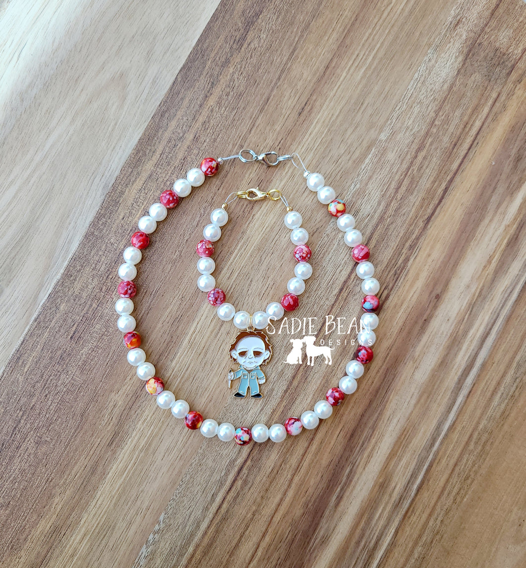 Michael Myers inspired necklace