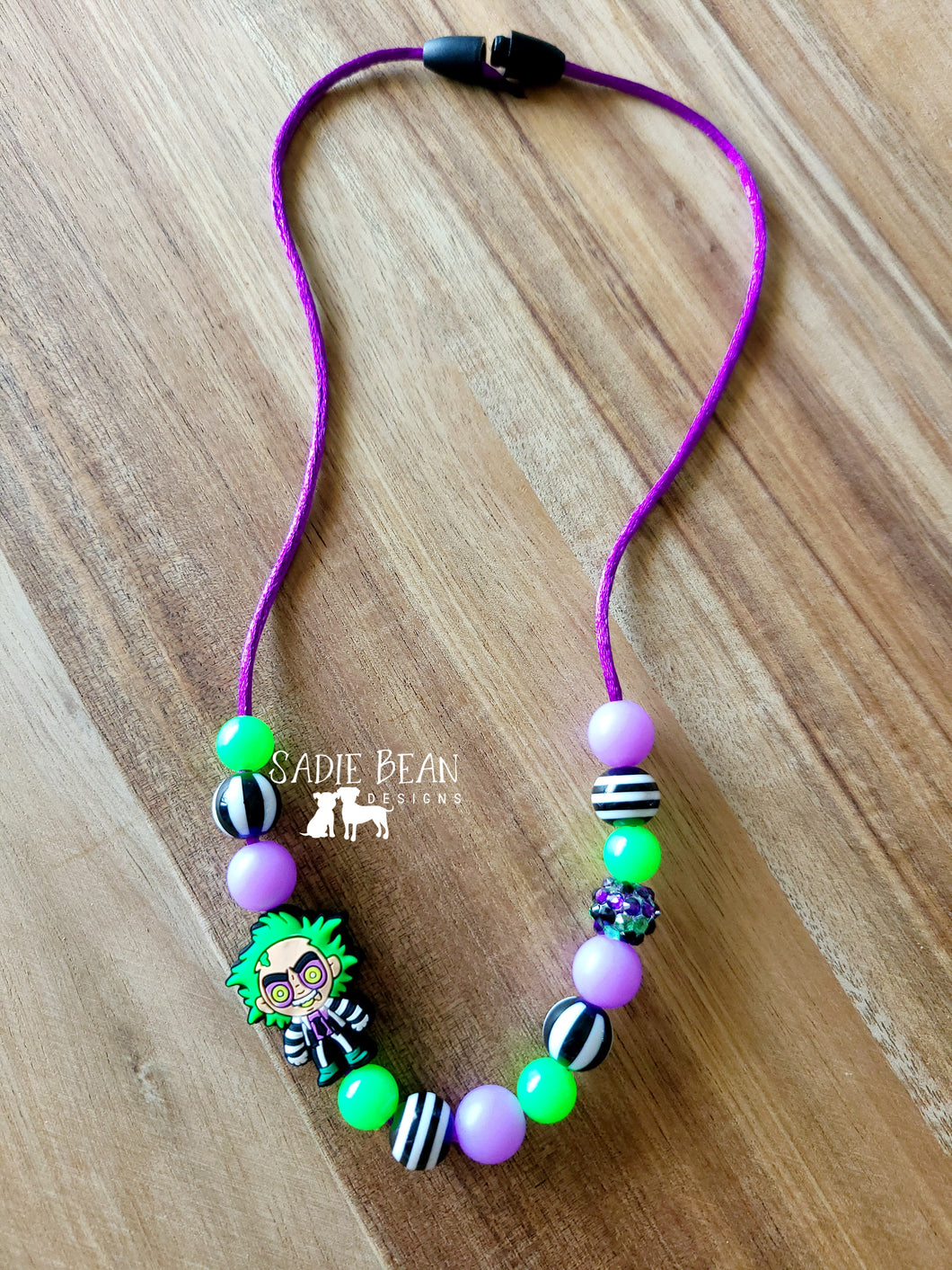 Beetlejuice necklace