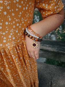 Sunflower bracelet