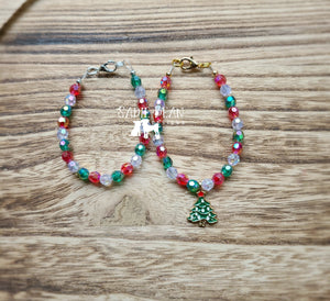 Christmas tree bracelet