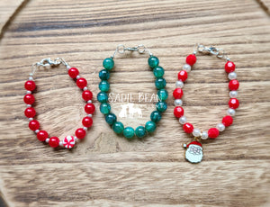 Christmas bracelets