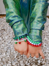 Load image into Gallery viewer, Christmas rhinestone bracelets
