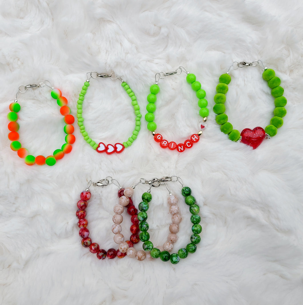 Mean green bracelets