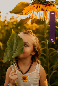 Sunflower necklace