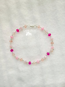 Shades of pink choker