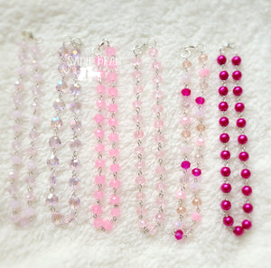 Shades of pink choker