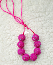 Load image into Gallery viewer, Chunky glitter necklaces
