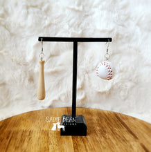 Load image into Gallery viewer, Baseball earrings
