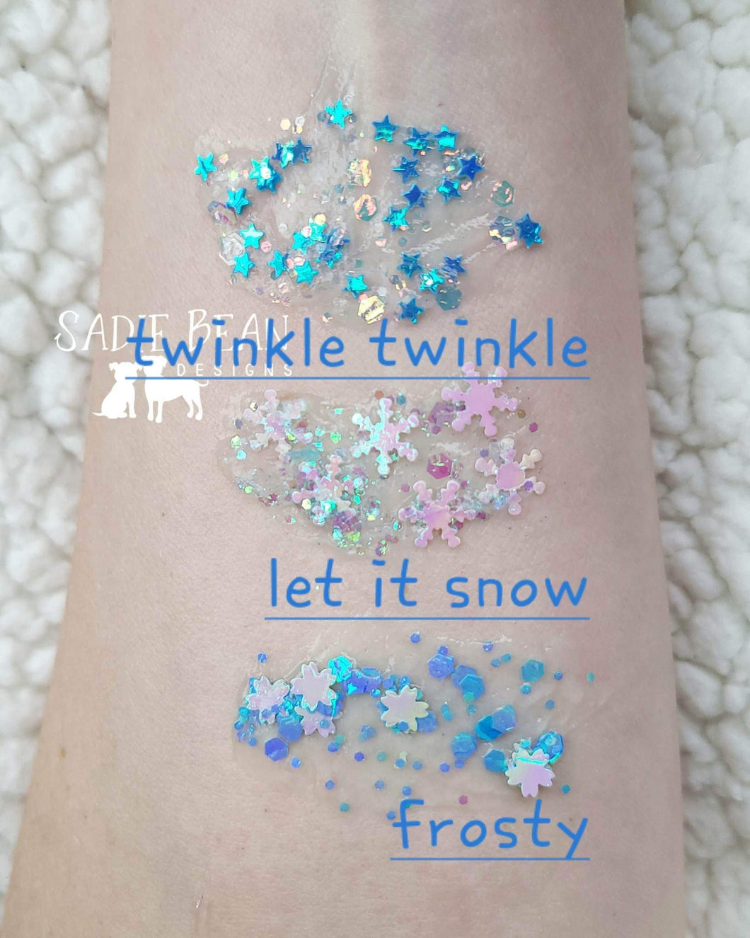 Let it snow glitter